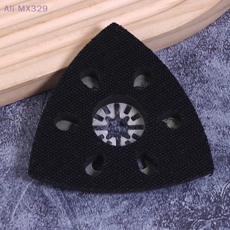 {MX329} 90 مم 6 فتحات سريعة الإصدار وسادة صنفرة مثلثة شفرة منشار رمل عالمية لتلميع النجارة والطحن الرملي