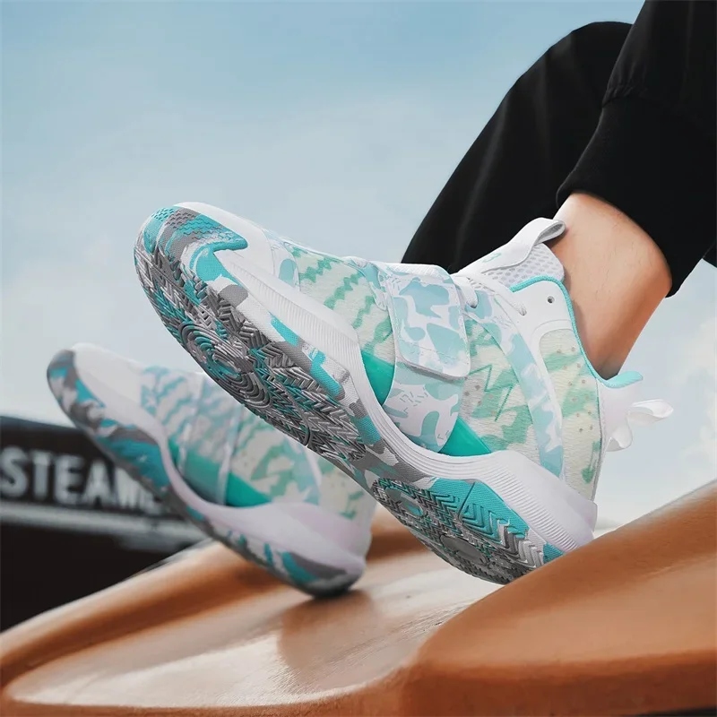 

Cool Basketball Training Shoes Boys Anti Slip Sport Trainers For Unisex Hard-Wearing Outdoor Basketball Shoes Couples