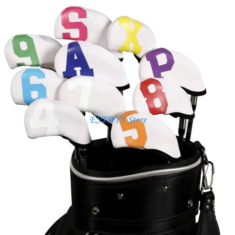 G6DE Soft And Protective Golf Club Headcover Numbered Golf Club Head Protector