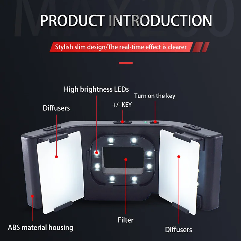 

Dentals photo filling light Intraoral photography LED light Orthodontics Orthodontics Mobile phone artifact Dentals equipment