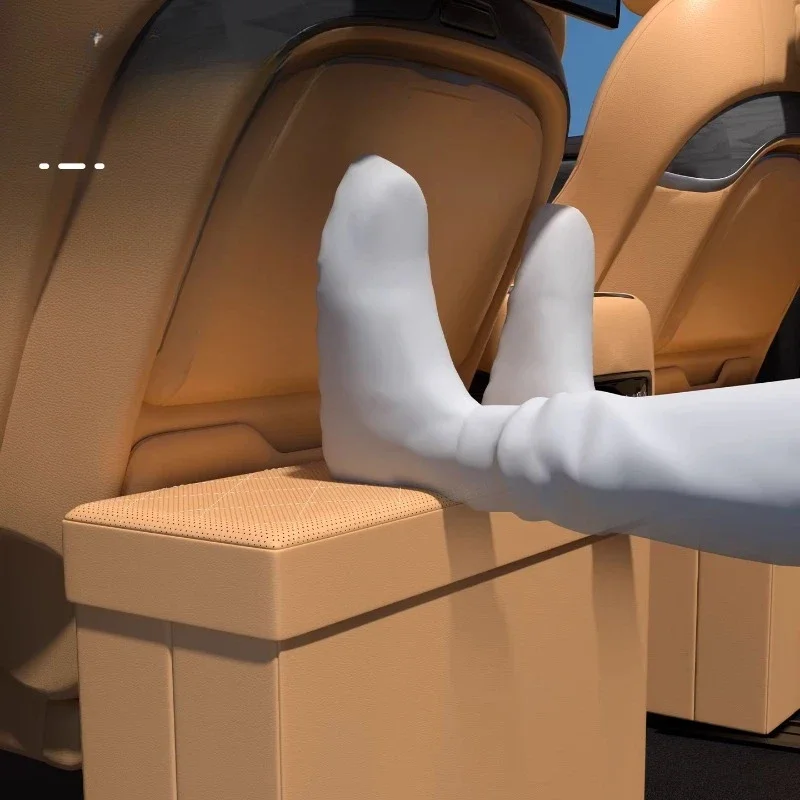 

For 2025 Model Denza D9 Second-Row Center Aisle Storage Box - Premium Car Organizer & Modification Accessories