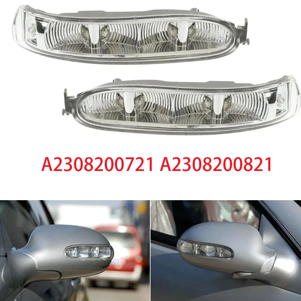 

1PC Left or right Car Side Mirror Turn Signal Lamp For Mercedes W209 CLK 2002-2009 A2308200721 A2308200821