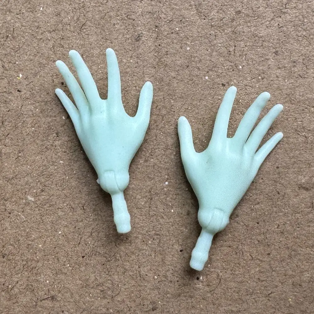 Neue Original Monster Puppe Ersatz Hände Und Arme Schwarz Braun Lila Rosa Haut Ton Lange Nägel Spielzeug DIY Zubehör – Detail 3
