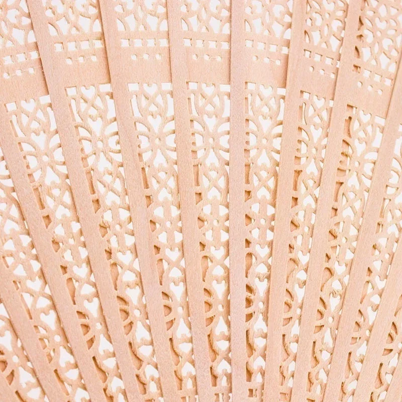 2026 Vintage Chinese Sandalwood Hollow Foldable Fan Paper Handheld Fan Orientals Craft Decor For Hanfu Shooting Party Gift