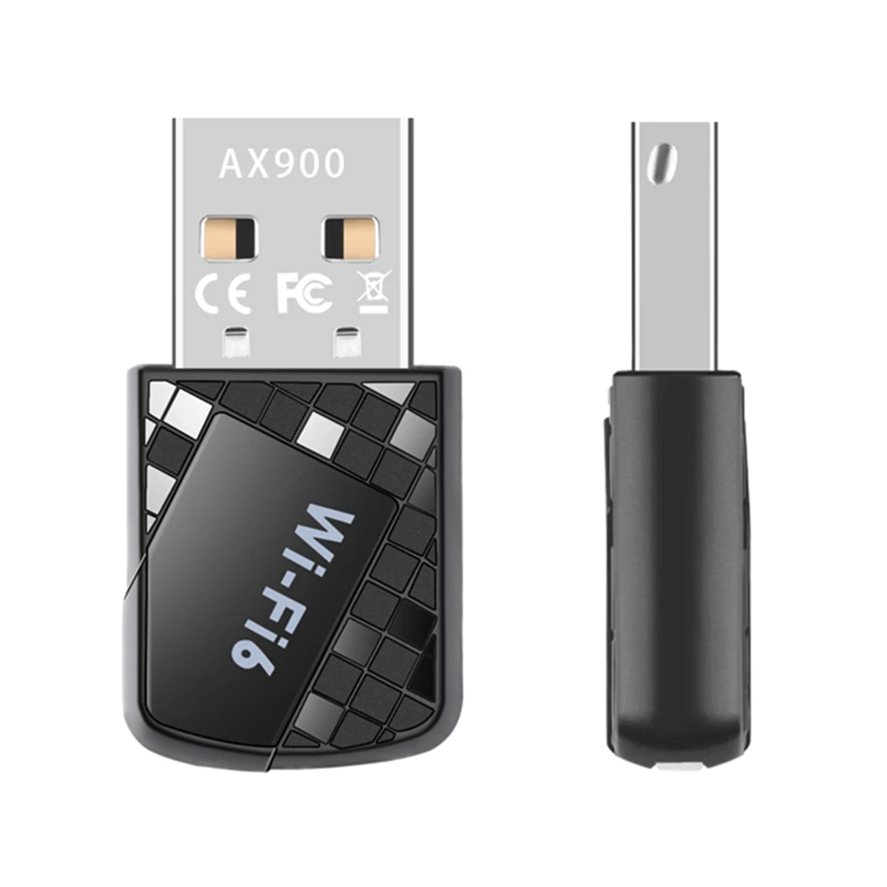 Mini adaptateur WiFi USB, 900Mbps, carte réseau sans fil, 2.4G et 5 mesurz, bande touristique, pilote de dongle, récepteur Ethernet USB gratuit