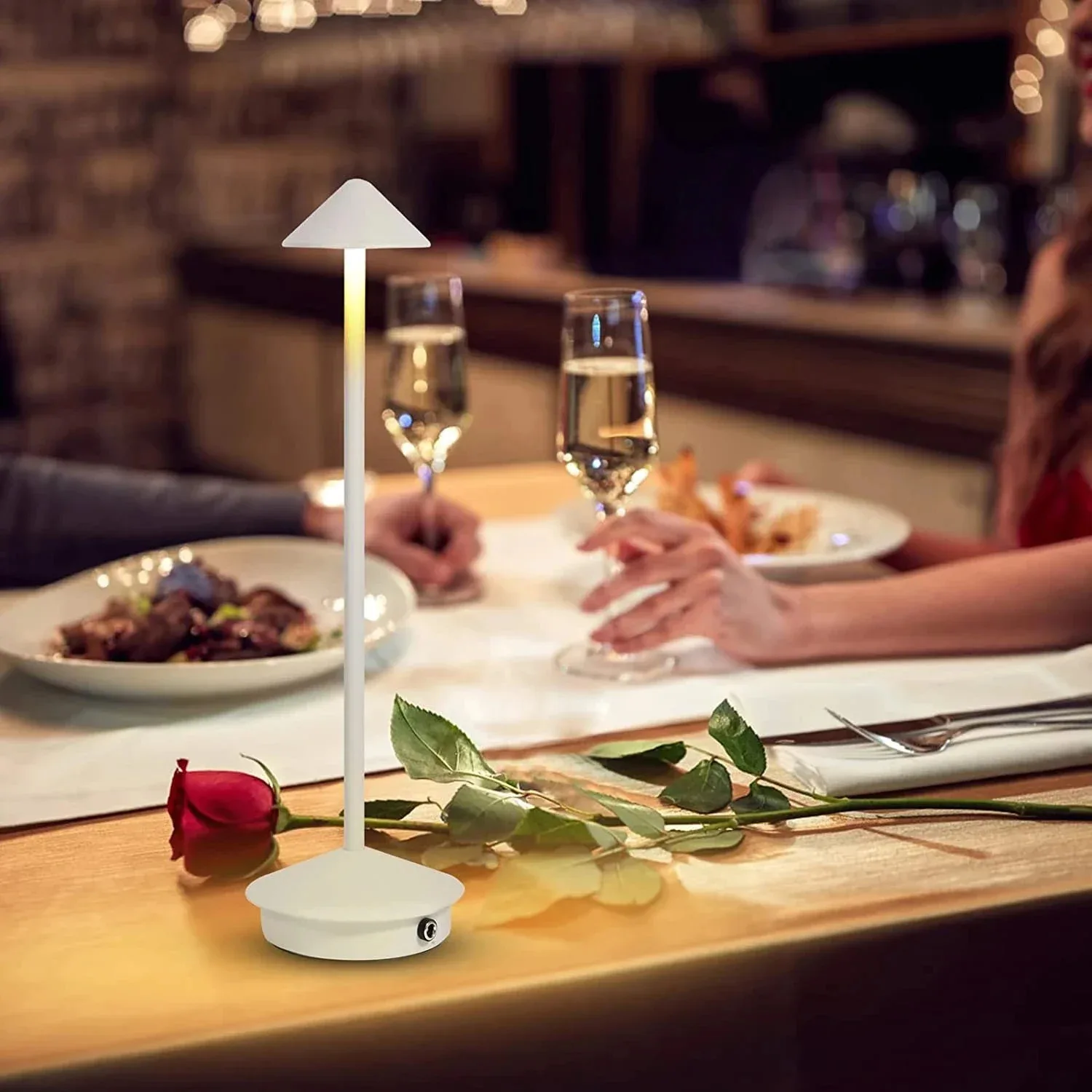 

Rechargeable Table Lamp Creative Dining Touch Led Hotel Bar Coffee Pina Pro Table Lamp Lampada Da Tavolo Decorative Desk Lamp