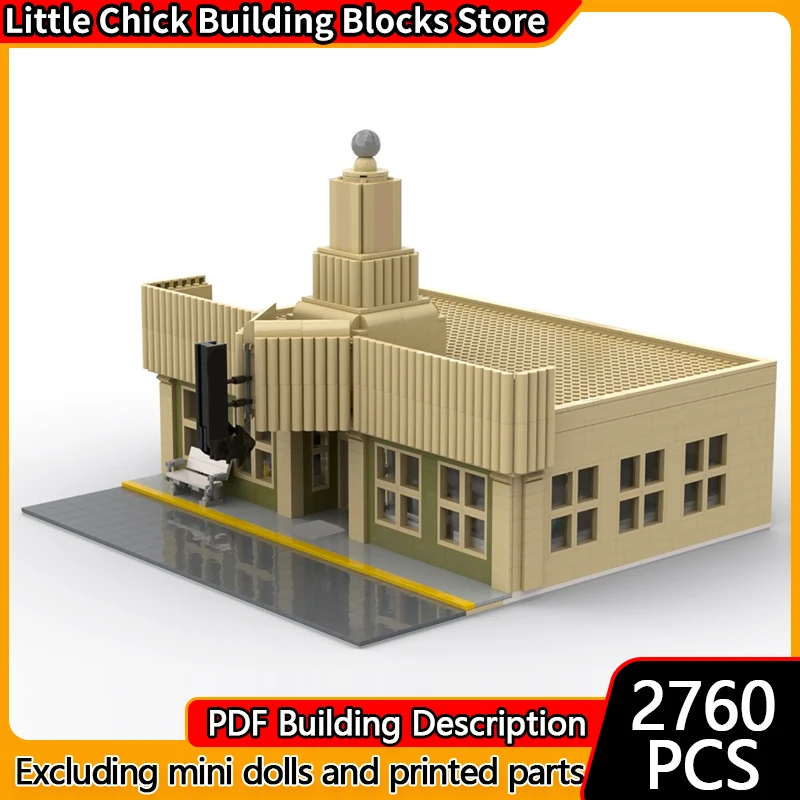 

City Street View Model MOC Building Bricks Tower Style Inn Cafe Modular Technology Children Holiday Gifts Assemble Toys Suit