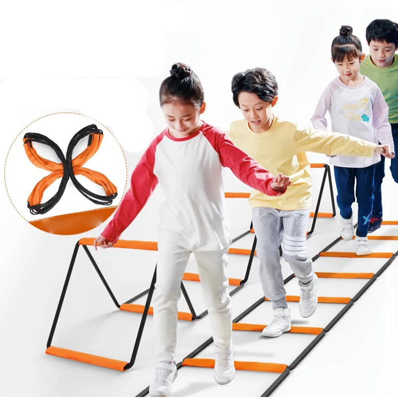 Butterfly Agile Ladder Ball Sports Training Ladder Household Fixed Rope Ladder Footstep Training Multi functional Equipment