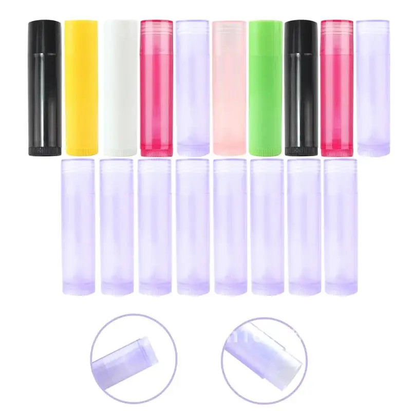 50/80/100 stücke Leere Lip Gloss Tubes 5 ml 5g Kosmetische Behälter Lippenstift Gläser Balsam Rohr Reise flaschen Make-Up Werkzeuge DIY Tubes