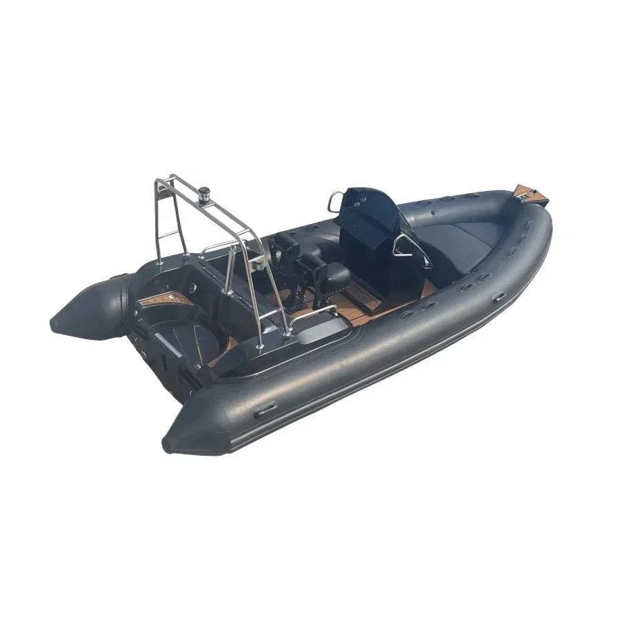 Patrol 19ft RIB 580 Fiberglass Hull Hypalon Orca PVC Inflatable RIB Boat With Suspension Seat