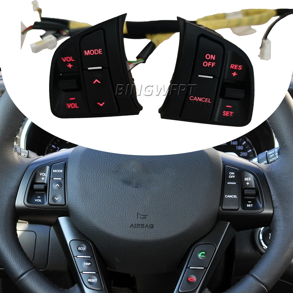 New 96710-2T000 96700-2T000 Steering Wheel Button For KIA K5 Optima 2011-2013 Volume Adjustment Cruise Control Switch