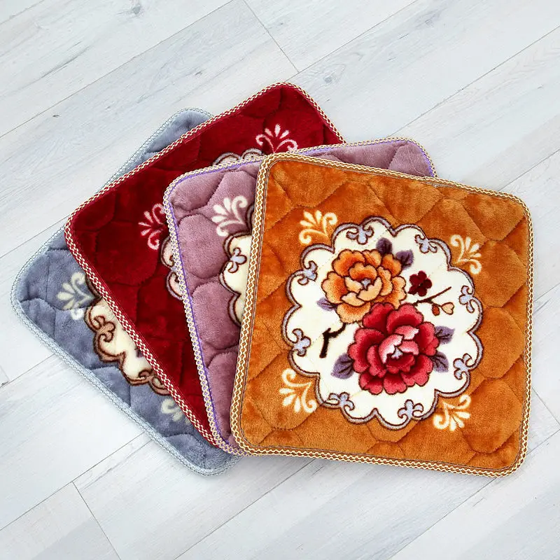 2/8PCS Thick Non-Slip Plush Seat Cushion for Chair Restaurant Student Stool