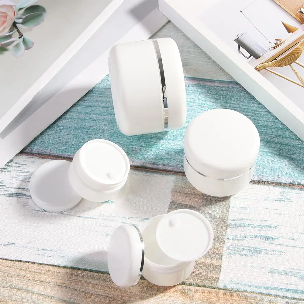 

Face Cream Sample Bottle Round Bottle Lotion Storage Box Cosmetic Jar Empty Bottles Refillable Bottles Cosmetic Container