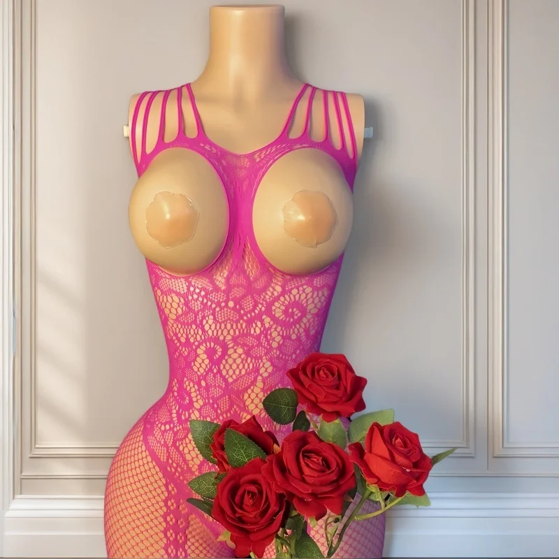 الملابس المثيرة نمط الملابس الداخلية النسائية Crotchless الاباحية قطعة واحدة مفتوحة البرازيلي سراويل مثير الملابس الجسم البدلة تيدي ارتداءها #1