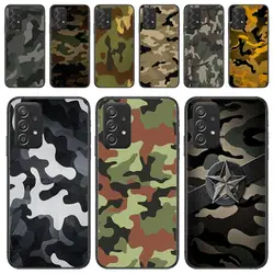 Camouflage Man Phone Cover For Samsung Galaxy A51 A50 A52 5G A20E A60 A20S A71 A40 A40S A90 A70 A32 A30 A70 A21S Phone Case