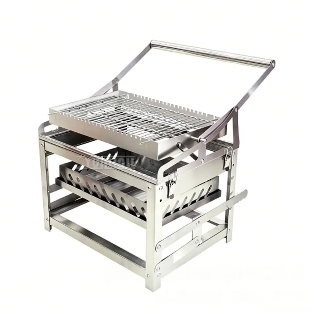 Flip Side BBQ Double-Sided Charcoal Grill - Reversible Design for Enhanced Grilling Experience