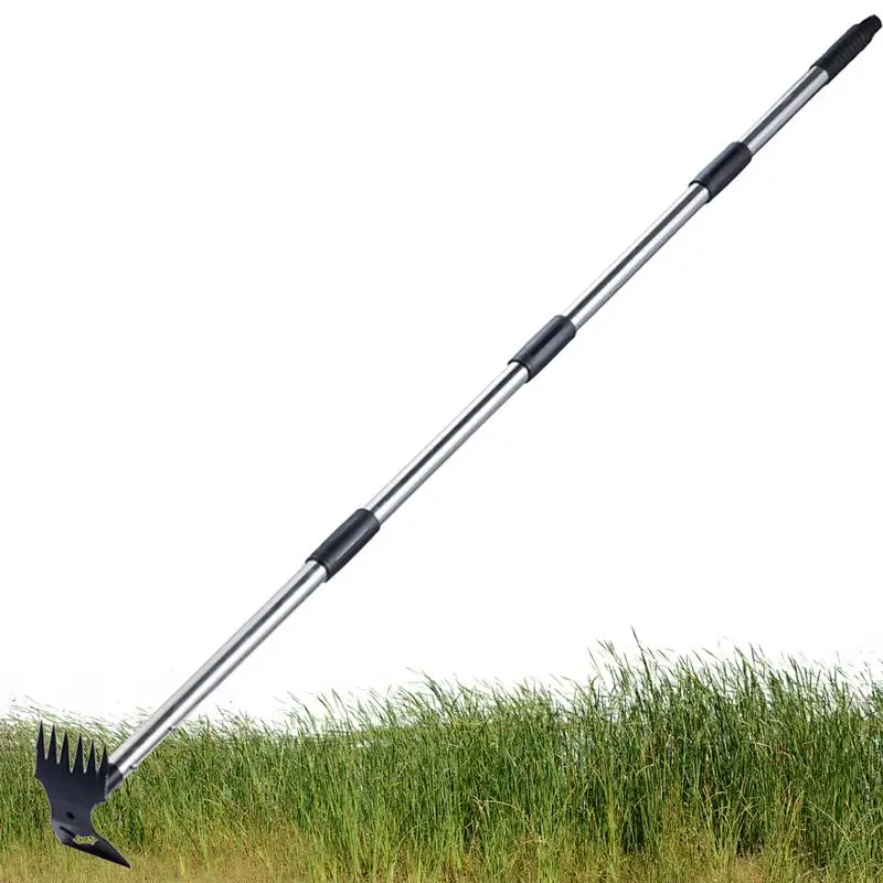 

Weeds Puller Weeds Puller Tool With Long Handle Heavy Duty Rust-Resistant Digger Double-Sided Design For Outdoor Vegetable