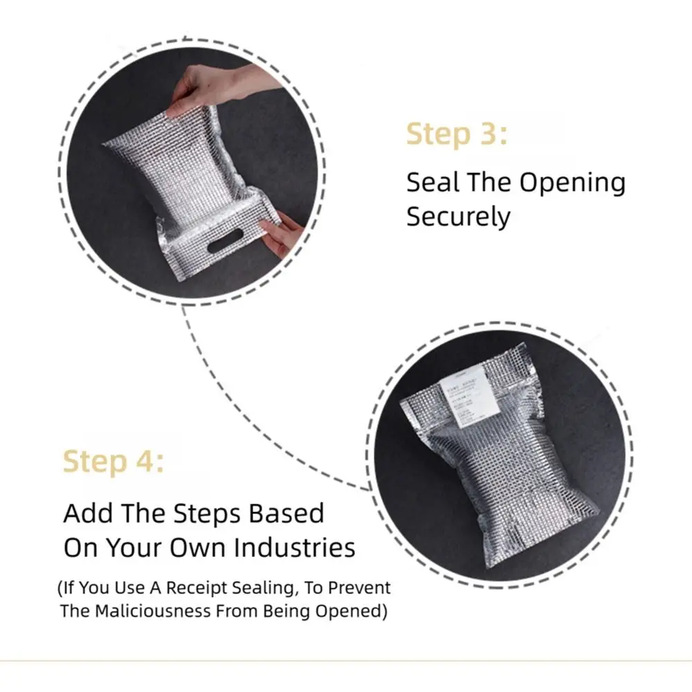 Aluminum Foil Aluminum Foil Insulation Bag With Handle Insulation Layer Food Delivery Pouch Heat Preservation Fresh-keeping Bags