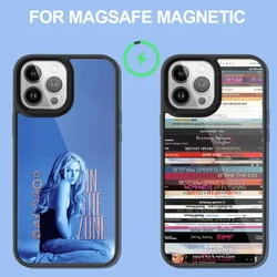 Custodia per telefono Britney Spears American Singer per iPhone 14 13 12 11 15 Pro Max Plus Mini Magsafe Wireless Charge Cover