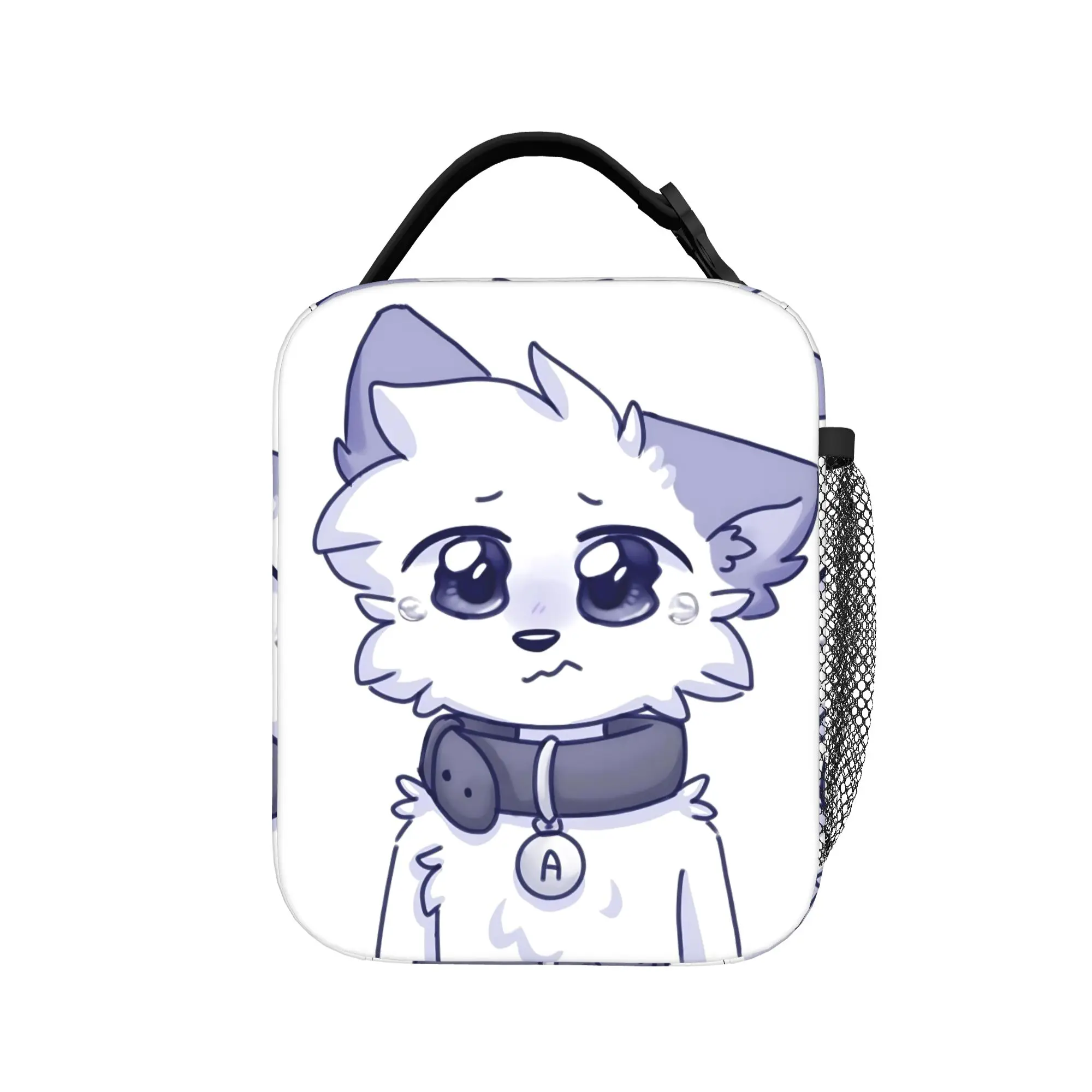 Cartoon Cat Acenixs Insulated Lunch Bag Portable  Meal Container Thermal Bag Tote Lunch Box Office  Picnic Men Women