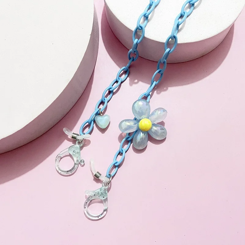 

Candy Colored Chain Durable Suitable Size Eyeglass Rope Holder Clothing Accessories Eyewear Chains Eyewear Strap Portable Metal