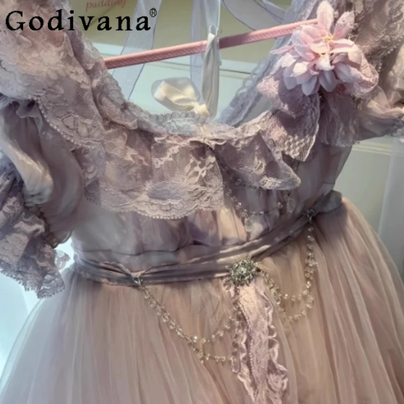 لوليتا فستان الزفاف ثوب مسائي للنساء نمط جديد الكبار حفل فستان الأميرة الإناث الراقية فستان الزواج الحلو