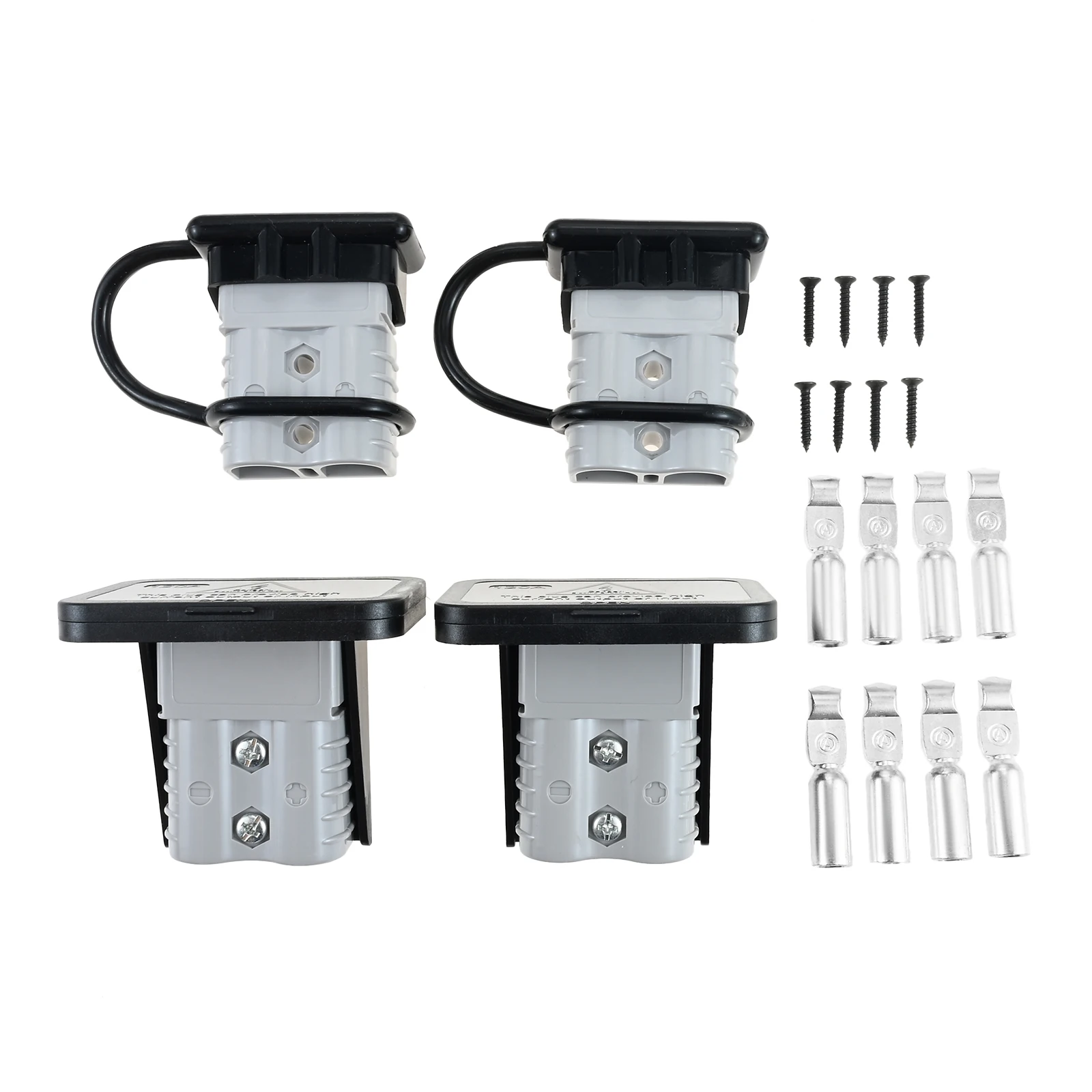 120 Amp Battery Quick Connect/Disconnect Connector,2 To 6 Gauge Battery Quick Connect with Mounting Bracket Waterproof Cap