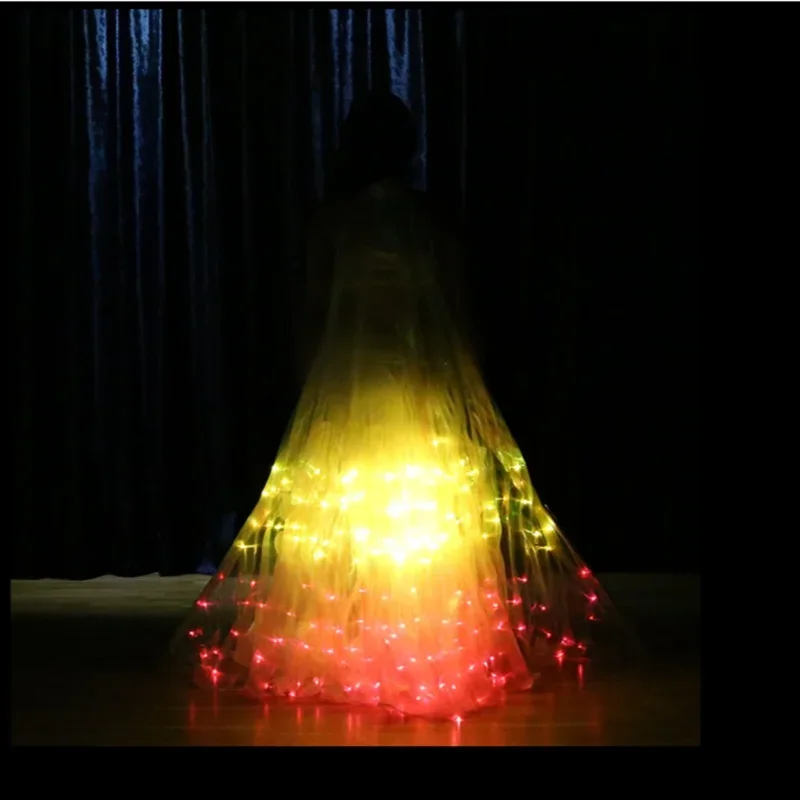 Ailes de papillon scintillantes à LED pour adultes, olympiques de performance Everak, éclairage coloré, fête d'Halloween et de festival, décor de carnaval