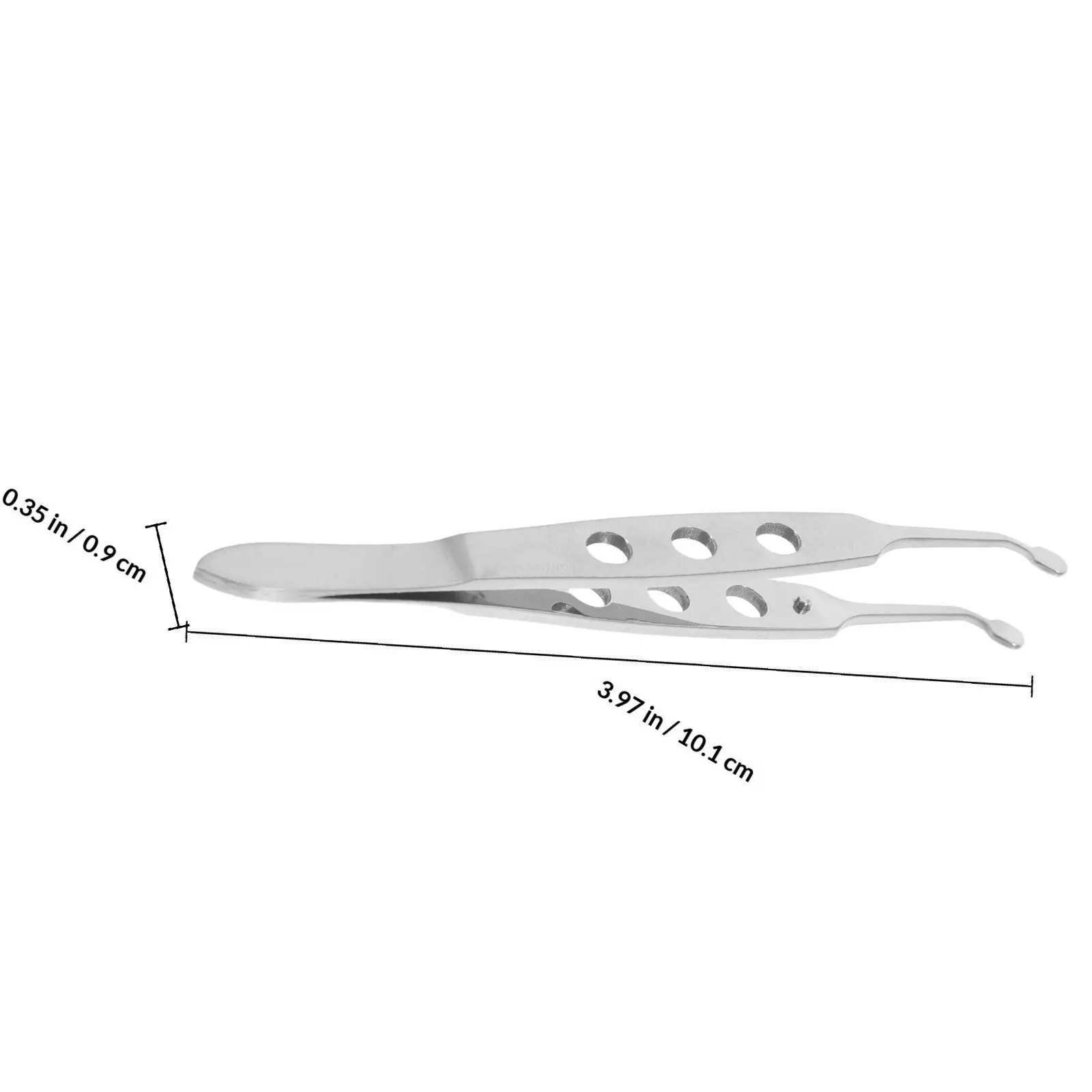 Meibomian Round Tip Massage Tweezers Steel Precision Eyelid Expressor Tool Eyelid Care Travel Facial Eye Health view 2