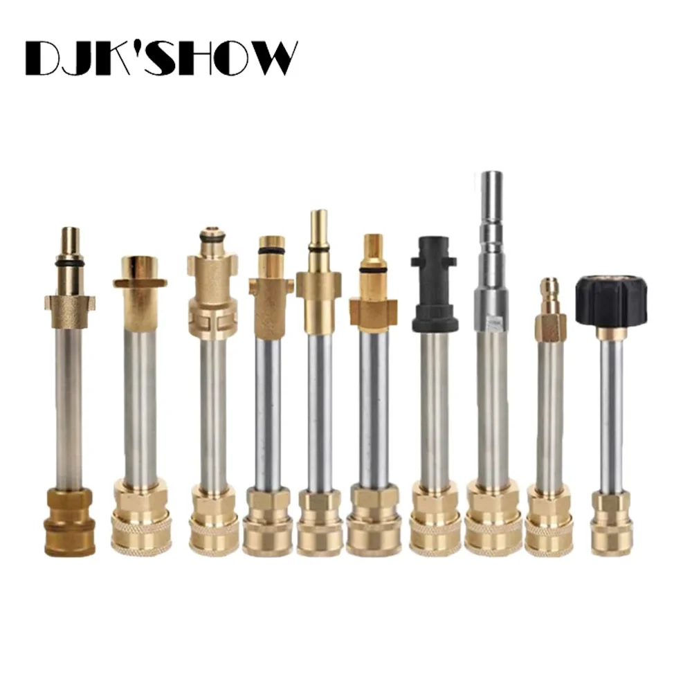 Yüksek basınç püskürtme borusu araba yıkama uzatma değnek 1/4 