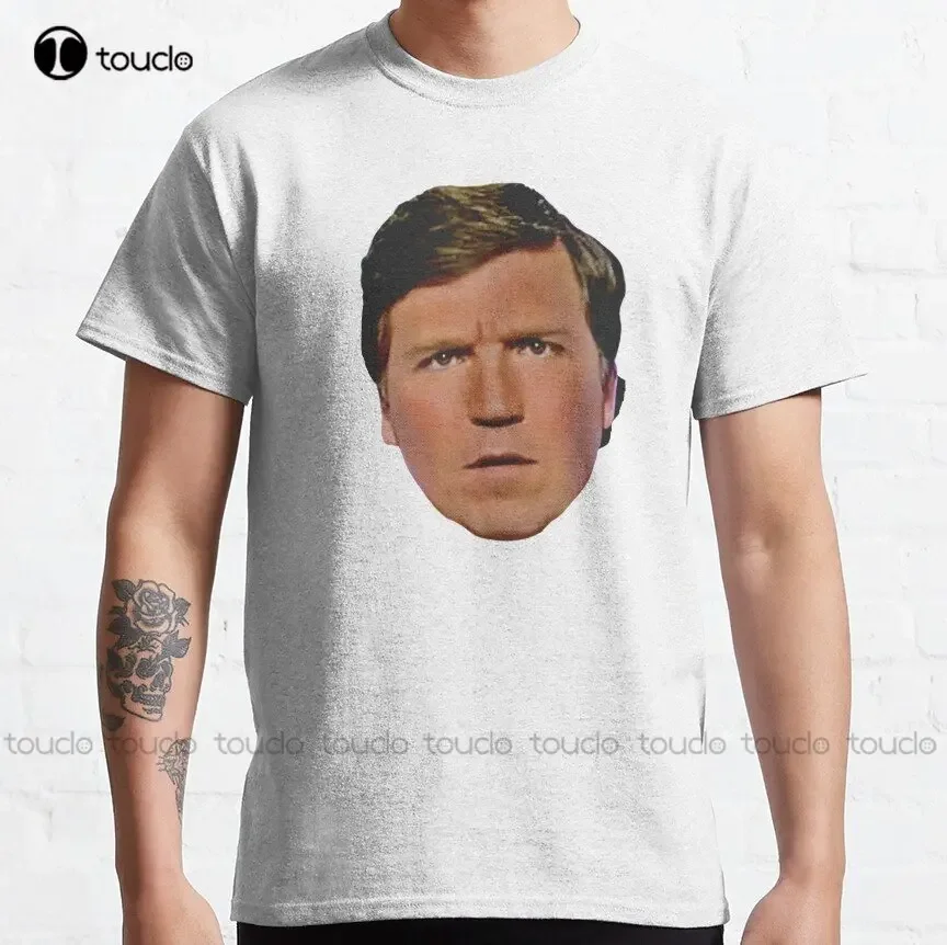 Tactuckal Nuke Incoming! The Original Tucker Mug Tucker Carlson Classic T-Shirt Mens Tee Shirts Creative Funny Tee Custom Gift