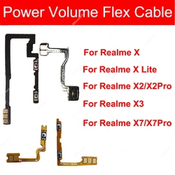 Power Volume Button Flex Cable For Oppo Realme X XLite X2 Pro X3 Super Zoom X7 Pro Switch On OFF Power Volume Side Key Ribbon