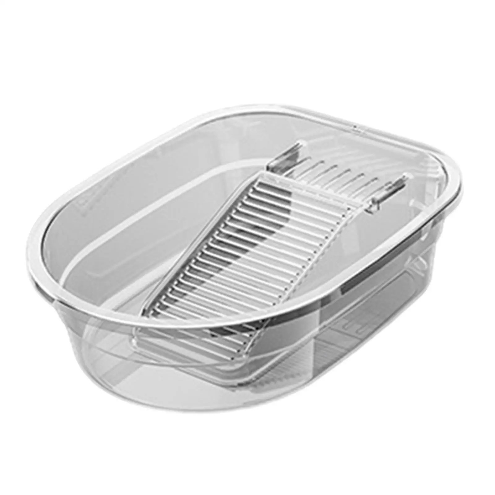 Integrated Washboard and Basin for Manual Laundry with Large Capacity for Baby Clothes Socks Underwear