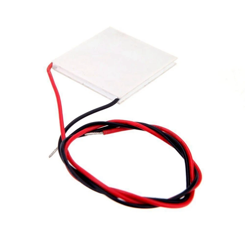 AT41 2 buah 40X40mm modul sederhana berguna baru termoelektrik Generator semikonduktor daya suhu tinggi