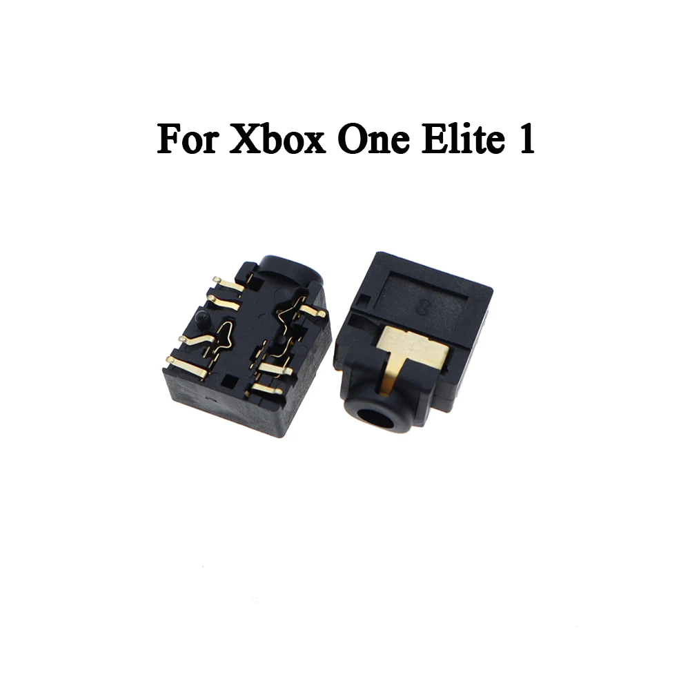 1개 Xbox 360용, Xbox One S 엘리트 시리즈 S/X용, PS5 PS4 Pro 컨트롤러 헤드셋 플러그 포트 여성 소켓 헤드폰 잭 스위치
