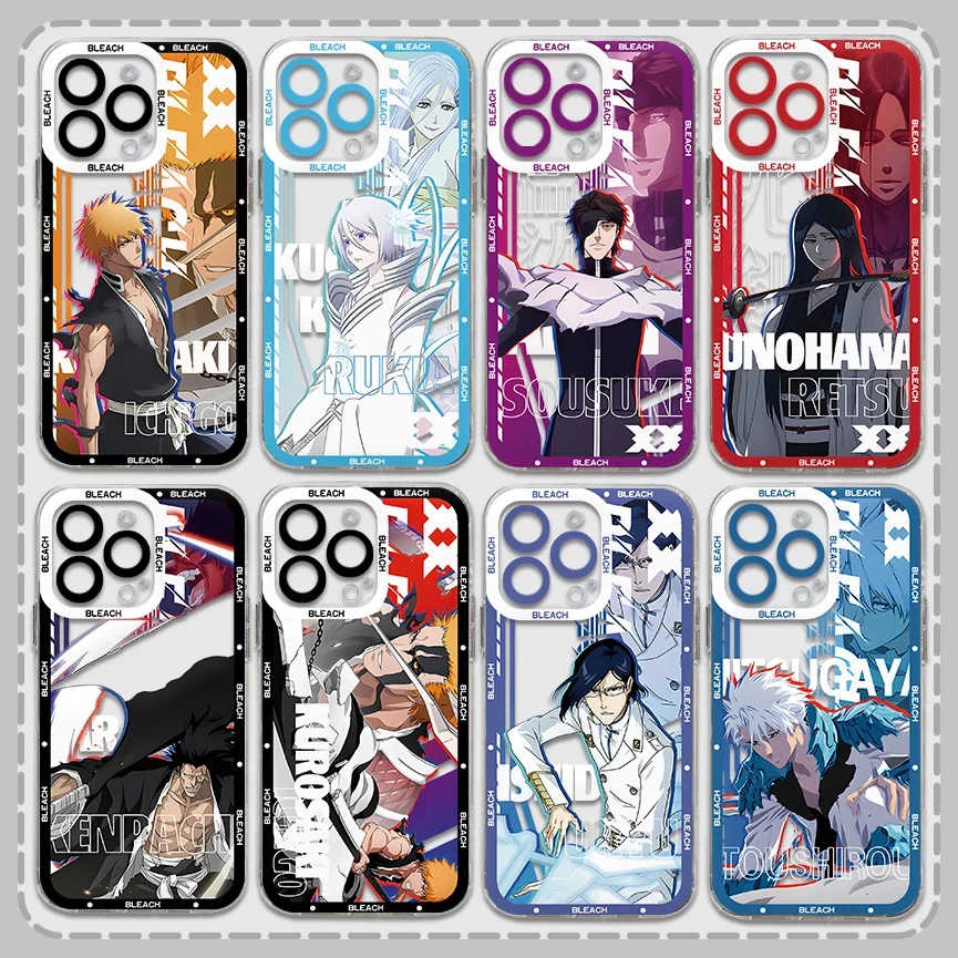 Funda de TPU con Diseño de Anime BLEACH Uryu Ishida para Xiaomi Redmi Note 14 13 12 5G Plus 11 Pro 14C 13C 12C 10S 9 4G A2 A1, Carcasa Trasera de Silicona