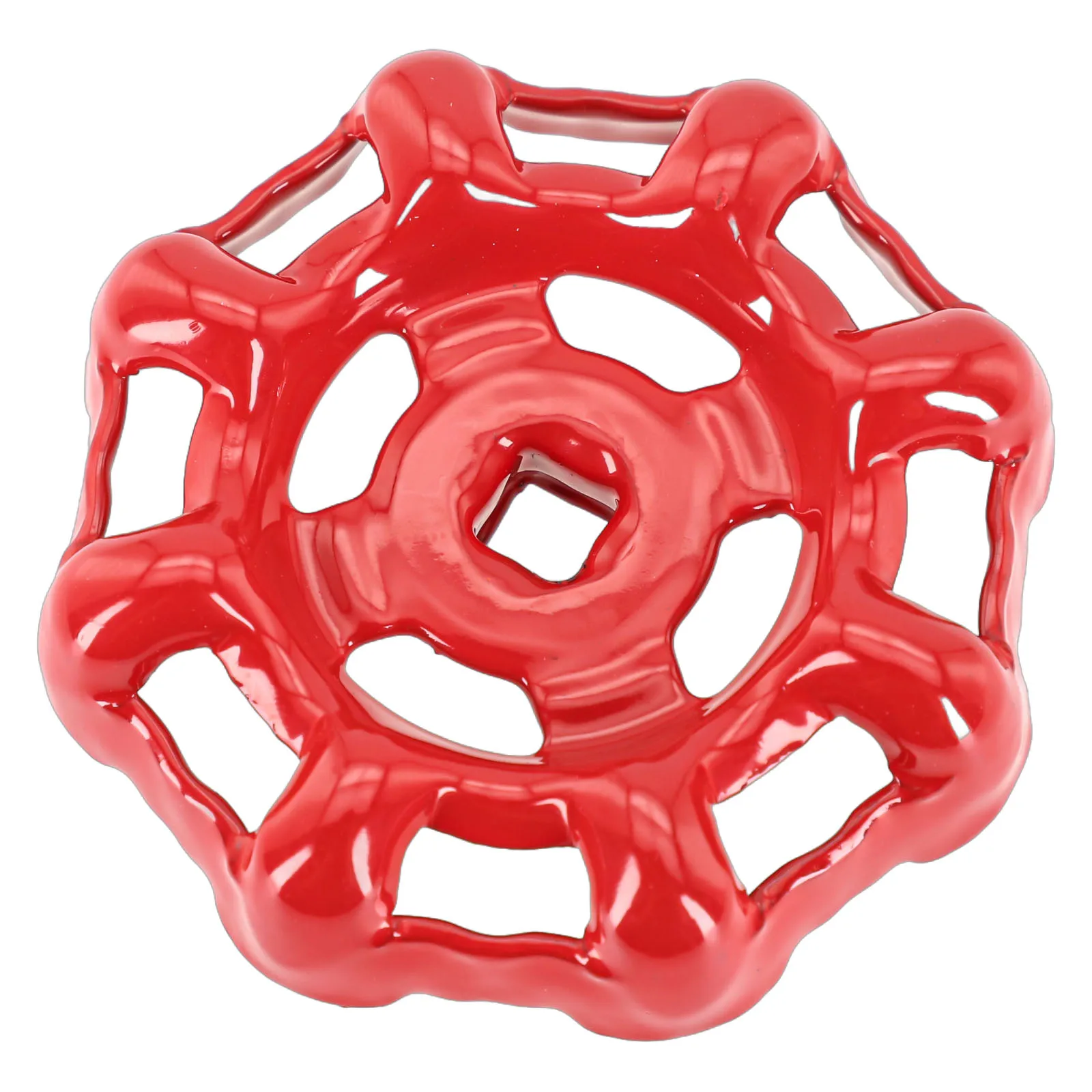 Cast iron hand wheel for valve control compatible with gate valves and globe valves available in multiple calibers