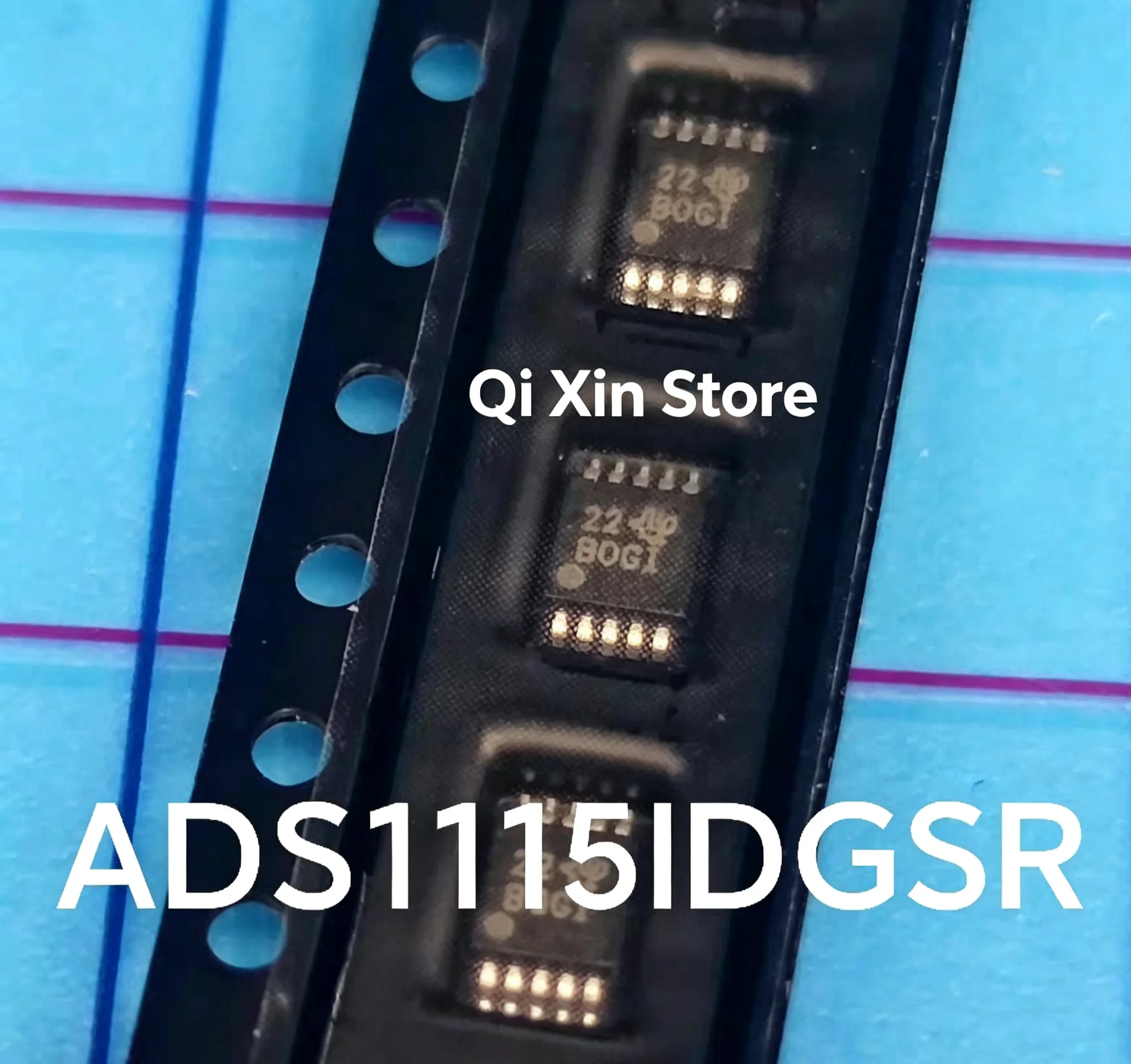 ADS1115IDGSR  Brand-new, factory-sealed 16-bit analog-to-digital converter (VSSOP-10)
