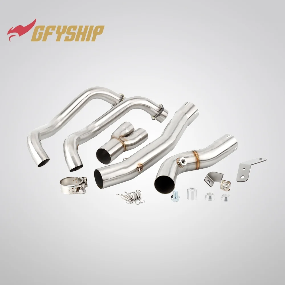 For Honda VTR 1000 F Firestorm / Superhawk 1997-2006 Motorcycle Exhaust Muffler Middle Link Pipe Slip-on - view 4