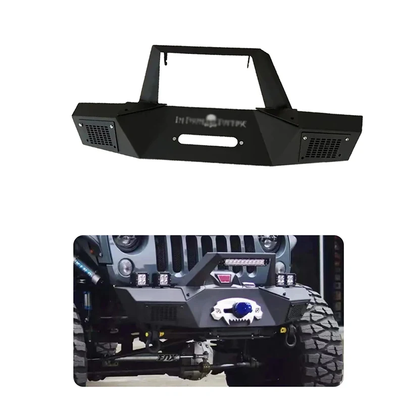 

Best-selling 4x4 Off-road Accessories Heavy Duty Steel Bull Bar Front Bumper For Wrangler JK 2007-2017