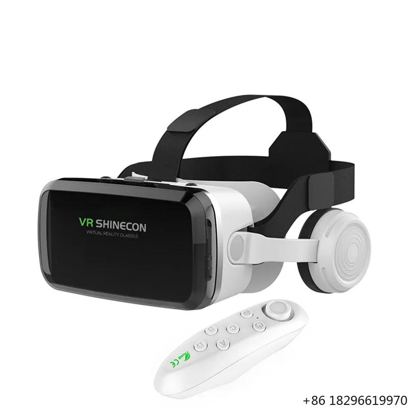 360 Panoramic Mobile Phone VR Glasses 3D Virtual Reality Glasses With Remote Control For Gaming