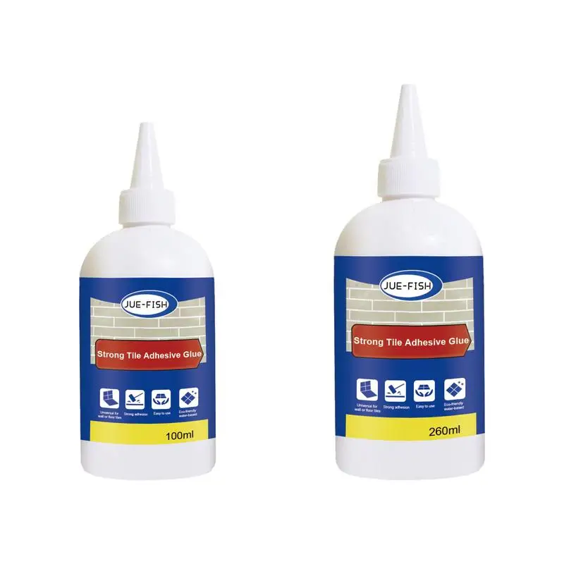 Tile Glue Construction Adhesive Instant Strong Glue 100/260ml Instant Strong Adhesive Tile Glue For Ceramics & Porcelain Repair