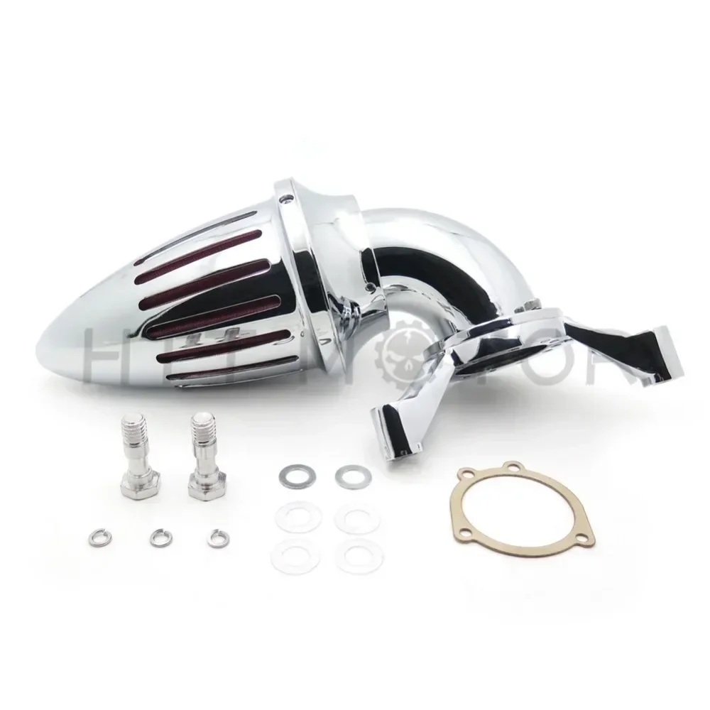 Bullet Air Cleaner Intake Kits For Harley Davidson Cv Carburetor Delphi V-Twin Chrome Motorcycle Parts