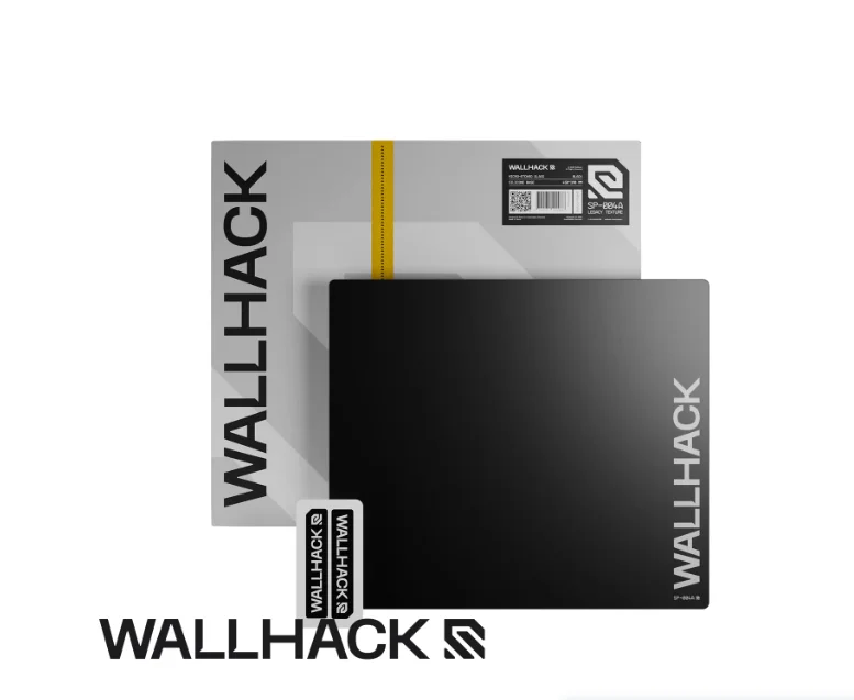 Wallhack SP-005 Glass Mouse Pad 51x44 Black White
