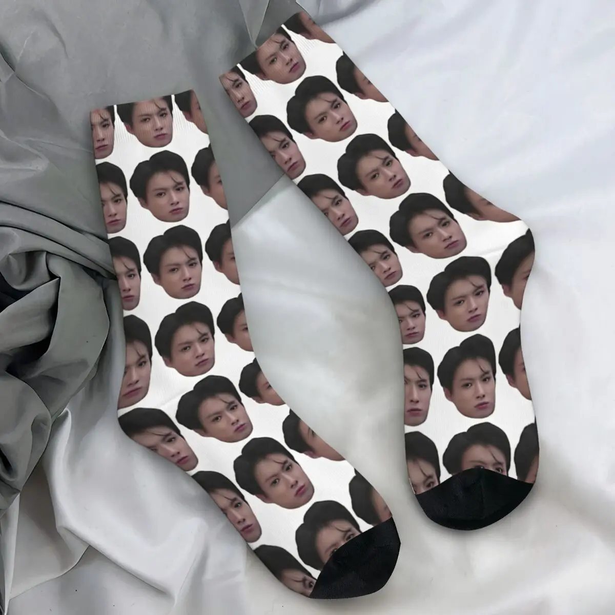 Unisex Men Socks Jeon Jungkooks Stockings Autumn Harajuku Breathable Socks Design Running Anti Slip Socks