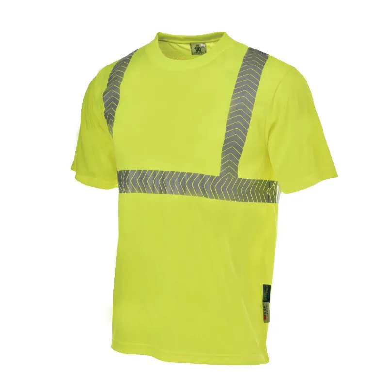 3M Reflective T Shirt Men High Visibility Reflective Safety Shirt Hi Vis Workwear Clothes Workshop Shirt Men Mechanic