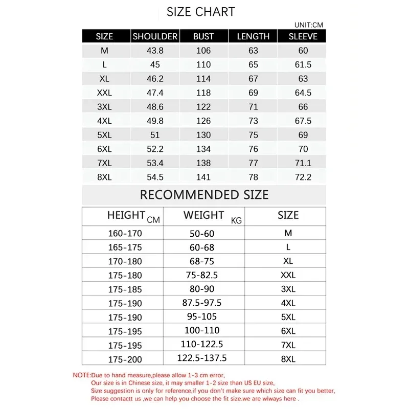 BROWON 남성용 플러스 사이즈 재킷, 2024 두꺼운 스탠드 칼라, 단색 겨울 재킷, 방수 따뜻한 비즈니스 캐주얼 남성 코트, 8xl