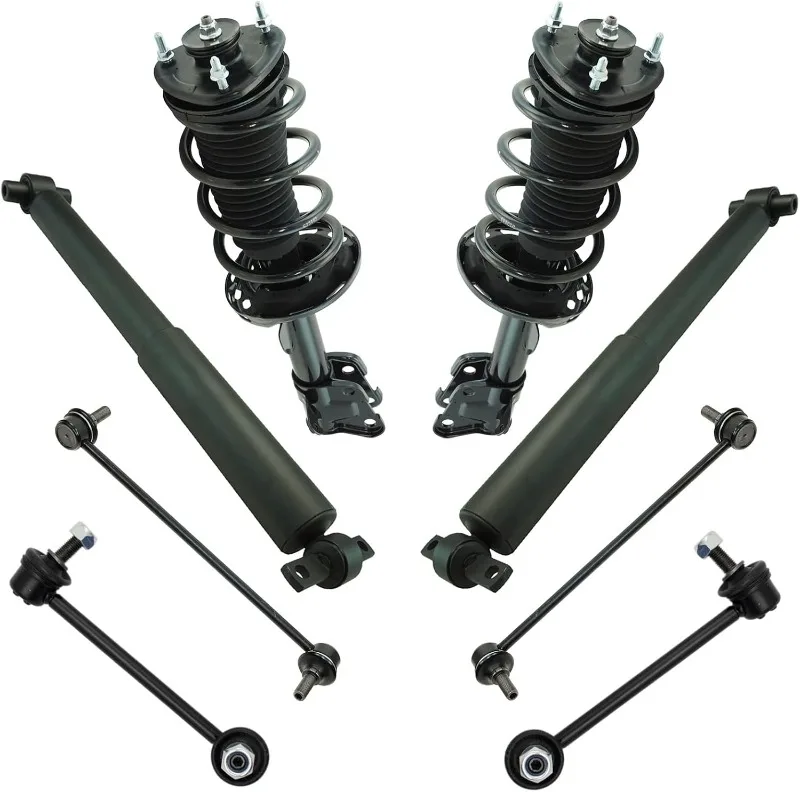 

Front and Rear Suspension Kit Complete Strut & Coil Spring Assembly Shock Absorber Sway Bar Stabilizer Link for Honda Pilot
