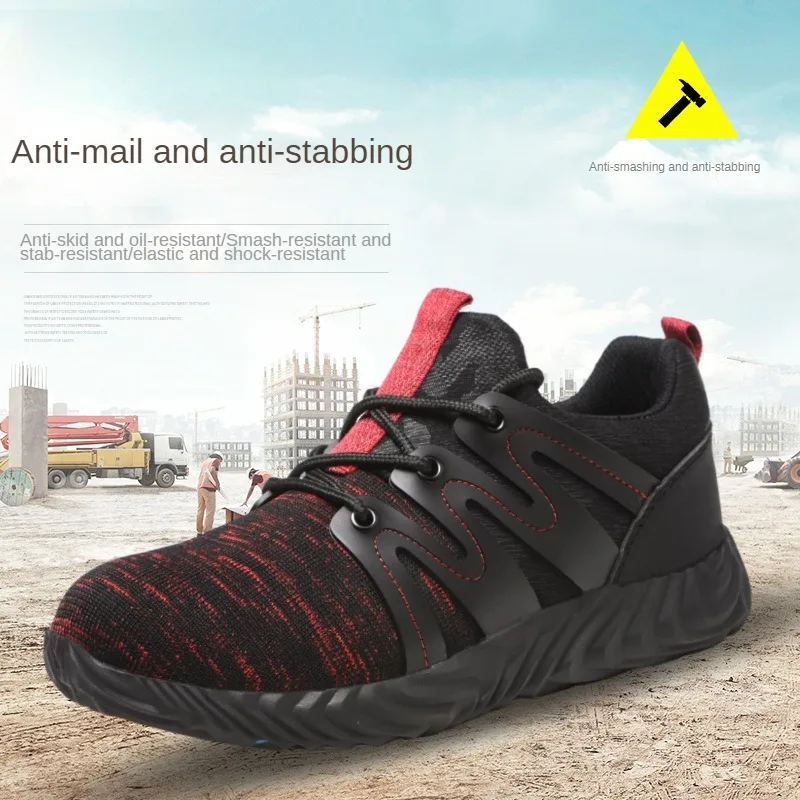 

Anti-smashing and Anti-piercing Welding of Warm and Breathable Steel Baotou Work Shoes Is Made One By One