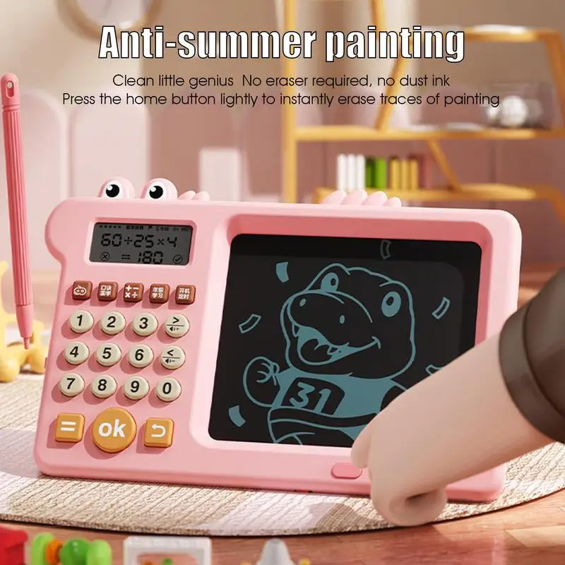 Kids Drawing Tablet Dinosaur Shaped Writing & Drawing Board Toy Rechargeable Educational Drawing Toys For Kids Students